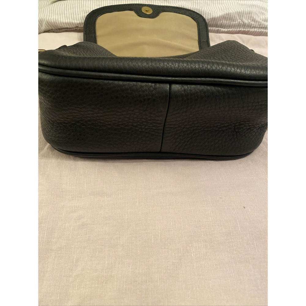 JCrew Collection Black Leathr Leopard Calf Hair Signet Flap Crossbody Bag EUC - Picture 10 of 10